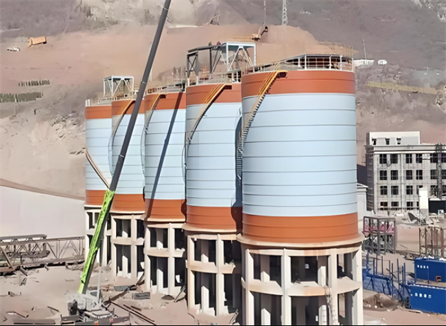 岳麓高架钢板仓